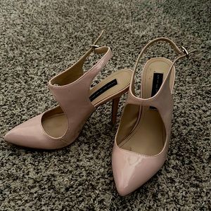 Baby pink heels